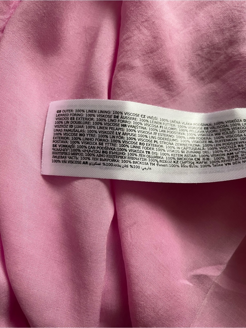 Ever New Pink Ruffle-Shoulder Linen Maxi Dress - Picture 9 of 10